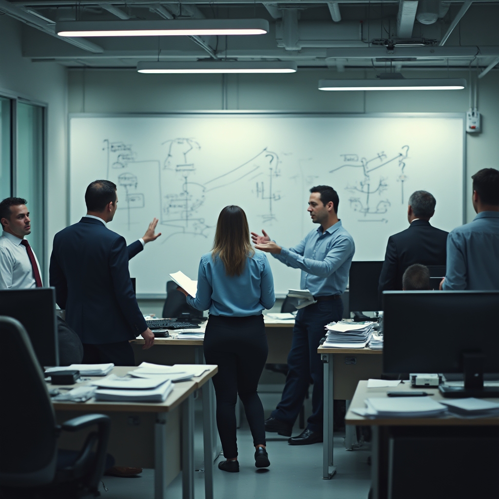 Disorganized team waiting for owner decisions — before consulting